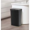 13.2 Gallon Trash Can, Plastic Motion Sensor Kitchen Trash Can, Black - Black
