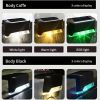 4pcs Solar Wall Light Garden Outdoor; Waterproof Stair Lights With Light Control; For Garden Yard Porch Wedding Party Decor - Brown Shell [warm Light]