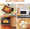 50pcs Air Fryer Liner, Baking Disposable Air Fryer Parchment Paper, Multipurpose Oil-absorbing Paper Tray - Small