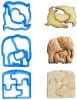Sandwich Mold Cute Sandwich Cutters DIY Bread Crust Cutter for Kids Bento Lunch Box - Elephant