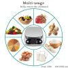 Supermarket Kitchen Scales Stainless Steel Weighing For Food Diet 22lb(1oz) Balance Measuring LCD Precision Electronic Vegetable Mark - 22lb(1oz)