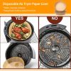 50Pcs Disposable Air Fryer Paper Liner Waterproof Non-Stick Oil-proof  - Beige