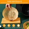 50Pcs Disposable Air Fryer Paper Liner Waterproof Non-Stick Oil-proof  - Beige