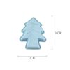 Christmas Tree Cookie Cutter 3 pcs Non-Stick Cupcake Molds Reusable Baking Cups Bakeware Bread Cake Biscuits Molds Chocolate Mold Decorating Tool - 3-