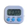 1pc White Kitchen Timer; Electronic Timer For Cooking And Beauty; Without Battery - One Piece (white) Without Battery