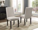 Amisos 7-Piece Dining Set, Hairpin Dining Table with 6 Chairs, 3 Color Options - as Pic