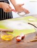 Non-Stick Silicone Dough Rolling Mat Sheet, Kneading Rolling Baking Pad with Measurement Scale Pastry Baking Mat Tool - Green