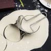 Dough Making Tools Stainless Steel Rolling Baozi Dumpling Wrapper Maker Hand Type Cookies Circle Kitchenware Kitchen Tools - 1PCS