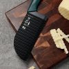 1pc Wolf Tooth Knife; Multifunctional Potato Chips Cutter; Wave Knife; Vegetable Potato Slicer; Fancy Potato Chips Cutting Artifact - 304 Chip Knife