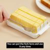 1pc Butter Preservation Box, Food Preserving Container Box, Dividable Butter Pan With Lid, Sealing Butter Pan, Kitchen Gift - Butter Box