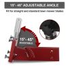 Lawn Mower Blade Sharpener 15¬∞-45¬∞ Adjustable Sharpener for Straight and Standard Lawn Mower Blades - Red
