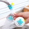 1pc; Retractable Faucet Water Filter - Blue