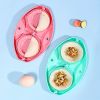 Pack Of 2 Dumplings Mold; Dumplings Quick Maker; Creatively Presses Dumplings; Skin Molds - Blue
