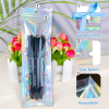 Resealable Foil Pouch Bag [100 PCS ] Great for Party Favor Food Storage (Holographic Color, 2.7 x 8.6 Inch) - 2.4x9 - 100