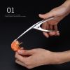 Shrimp Peeler Kitchen Appliances Portable Stainless Steel Shrimp Deveiner Lobster Practical Food Service Supplies Fishing Knife Tools - 1PC
