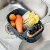 Sink Accessories Basket Kitchen Supplies Storage Rack Household Complete Sink Drain Hanging Basket Storage Rack - 1PCs