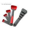 Set of 4 Silicone Measuring Spoon Non-Stick Baking Spoon Multi-Functional Measuring Tools Bakeware - 4-PC red