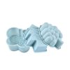Silicone Molders 12 pieces Non-Stick Christmas Tree Grapes Butterfly Cake Molders Bread Baking Pan Homemade Cake Tools - blue