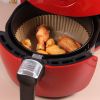 25/50pcs Air Fryer Disposable Paper Liner Non-stick Round Baking Steamer Paper Mats Home Kitchen Airfryer Food Basket Liner Mat - 50pcs white(opp bag)