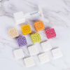 50G Square Shape Moon Cake Mold Plastic Flower Cake Mold Pie Mold - Default