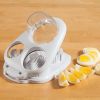 Egg Slicer for Hard Boiled Eggs 3 Slice Modes Handy Heavy Duty Stainless Steel Egg Cutter Kitchen Dicer for Strawberry Mushroom Grape Cherry Tomato -