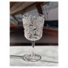 Paisley Plastic Wine Glasses Set of 4 (13oz), BPA Free Acrylic Wine Glass Set, Unbreakable Red Wine Glasses, White Wine Glasses - as Pic