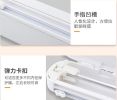 Cling Wrap Dispenser with Slide Cutter Aluminum Foil, Baking Parchment Paper Organizer Kitchen Tool  - White
