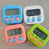 1pc White Kitchen Timer; Electronic Timer For Cooking And Beauty; Without Battery - One Piece (white) Without Battery