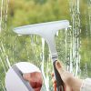 1pc Glass Scraper; Glass Mirror Vanity Wiper; Professional Glass Cleaning Tool - Green+yellow