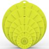 5pcs Silicone Fresh-keeping Cover; Microwave Oven Heating Cover; Food Dust-proof Splash-proof Bowl Cover Set; Kitchen Supplies - D.
